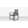 Source Furniture Iconic Aluminum Sling Highback Dining Arm Chair  3