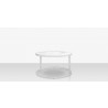 Source Furniture Iconic Aluminum 30'' Wide Round Nesting Table 4