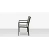 Source Furniture Napa Aluminum Stackable Dining ArmChair  45 - Source Furniture Napa Aluminum Stackable Dining ArmChair  45