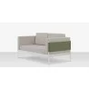 DecoScapes Oliver Loveseat - Angled View - DecoScapes Oliver Loveseat - Angled View