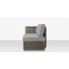 Source Furniture Scorpio Aluminum Left Arm Loveseat 1