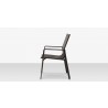 Source Furniture Tide Aluminum Sling Dining Arm Chair 1