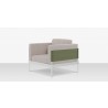 DecoScapes Oliver Club Chair - Side with Pillow