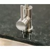 TrueFlame 19"x 15" Undermount Sink - Faucet Knob - TrueFlame 19"x 15" Undermount Sink - Faucet Knob