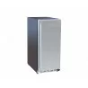 TrueFlame 15" Outdoor Rated Fridge With Stainless Door - Angled - TrueFlame 15" Outdoor Rated Fridge With Stainless Door - Angled