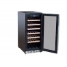 TrueFlame 15" Outdoor Rated Wine Cooler - Angled and Door Opened