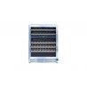 TrueFlame 24" Outdoor Rated Dual Zone Wine Cooler - Front and Closed