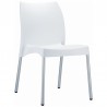 Resin Outdoor Dining Chair - White