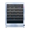 TrueFlame 24" Outdoor Rated Wine Cooler - Front and Closed