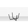 Source Furniture Contemporary Flat X 49 Style Dining Table Base Angle 2