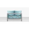 Source Furniture Dynasty Loveseat Light Blue Back - Source Furniture Dynasty Loveseat Light Blue Back