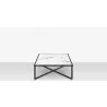 Source Furniture Iconic Aluminum Rectangular Coffee Table with Porcelain Tabletop 45 - Source Furniture Iconic Aluminum Rectangular Coffee Table with Porcelain Tabletop 45