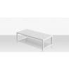 Source Furniture Iconic Aluminum Small Rectangular Coffee Table  5