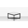 Source Furniture Iconic Aluminum 32'' Wide Square Coffee Table 3