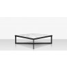 Source Furniture Iconic Aluminum 50'' Wide Square Coffee Table 2