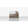 Source Furniture Iconic Aluminum Loveseat 5