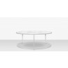 Source Furniture Iconic Aluminum 48'' Wide Round Nesting Table 4