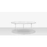 Source Furniture Iconic Aluminum 48'' Wide Round Nesting Table 4 - Source Furniture Iconic Aluminum 48'' Wide Round Nesting Table 4