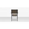 Source Furniture Napa Aluminum Stackable Dining ArmChair  3