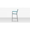 Source Furniture Napa Easton Aluminum Bar Arm Chair 4