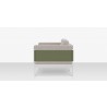DecoScapes Oliver Loveseat -  Side Angled