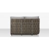 Source Furniture Scorpio Aluminum Left Arm Loveseat 3
