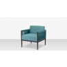 Source Furniture Skye Club Chair Style Teal Gray