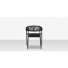 Source Furniture Skye Dining Arm Chair Black Back