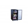 TrueFlame 15" Outdoor Rated Fridge With Stainless Door - Opened and Angled
