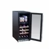 TrueFlame 15" Outdoor Rated Dual Zone Wine Cooler - Side Open - TrueFlame 15" Outdoor Rated Dual Zone Wine Cooler - Side Open