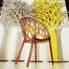 Crystal Polycarbonate Modern Dining Chair - Crystal Polycarbonate Modern Dining Chair