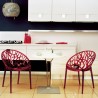 Crystal Polycarbonate Modern Dining Chair - Crystal Polycarbonate Modern Dining Chair