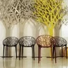Crystal Polycarbonate Modern Dining Chair - Crystal Polycarbonate Modern Dining Chair