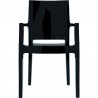 Arthur Polycarbonate Modern Dining Chair - Black