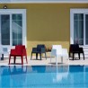 Box Resin Outdoor Dining Arm Chair - Variations