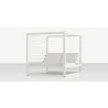 Source Outdoor Furniture Breeze Aluminum Daybed Square  10 - Source Outdoor Furniture Breeze Aluminum Daybed Square  10