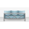 Source Furniture Dynasty Sofa Light Blue Back
