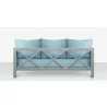 Source Furniture Dynasty Sofa Light Blue Back - Source Furniture Dynasty Sofa Light Blue Back