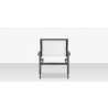 Source Furniture Fusion Aluminum Sling Club Chair  9