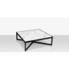 Source Furniture Iconic Aluminum 50'' Wide Square Coffee Table 1 - Source Furniture Iconic Aluminum 50'' Wide Square Coffee Table 1