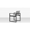 Source Furniture Iconic Aluminum Sling Dining Arm Chair  4
