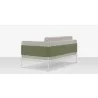 DecoScapes Oliver Loveseat - Back Angled View - DecoScapes Oliver Loveseat - Back Angled View