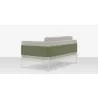 DecoScapes Oliver Loveseat - Back Angled - DecoScapes Oliver Loveseat - Back Angled