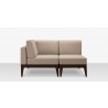 Source Furniture South Beach Armless Chair With Corner Chair
