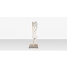 Source Furniture The Grand 10' Cantilever Umbrella Wood Grain Closed View