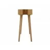 Greenington Azara Console Table, Caramelized - Side Angle - Greenington Azara Console Table, Caramelized - Side Angle