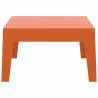Box Resin Outdoor Center Table - Orange - Box Resin Outdoor Center Table - Orange