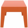 Box Resin Outdoor Center Table - Orange