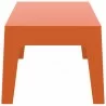 Box Resin Outdoor Center Table - Orange - Box Resin Outdoor Center Table - Orange