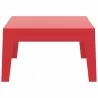 Box Resin Outdoor Center Table - Red - Box Resin Outdoor Center Table - Red